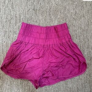 FP Movement by Free People High Waist Magenta Shorts